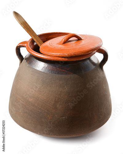Obraz na plátně crock pot isolated