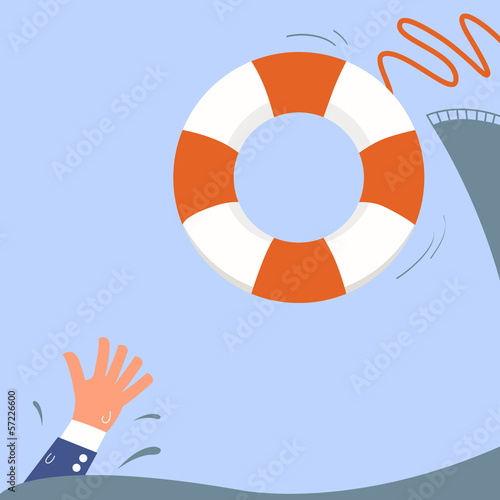 Help business survive, abstract background