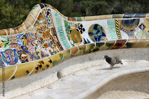 Barcelona Gaudi buildings in details