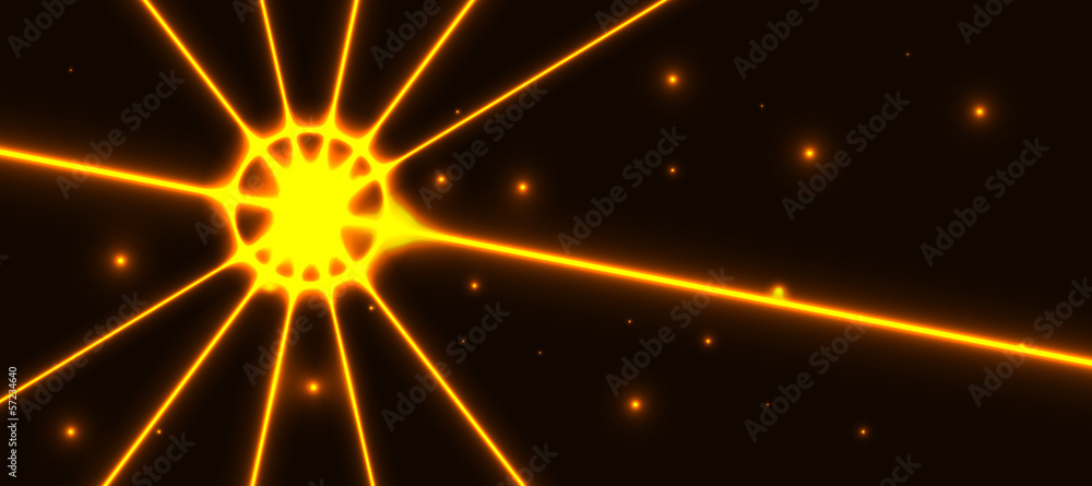 Obraz premium The sun burst