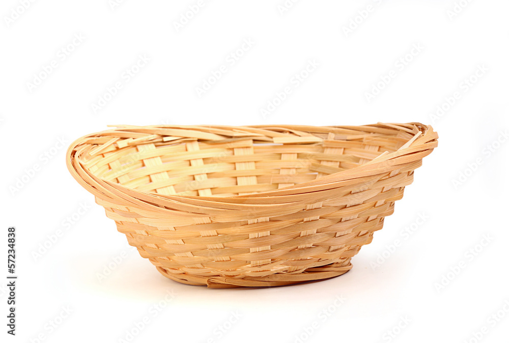Small ornamental wicker basket.
