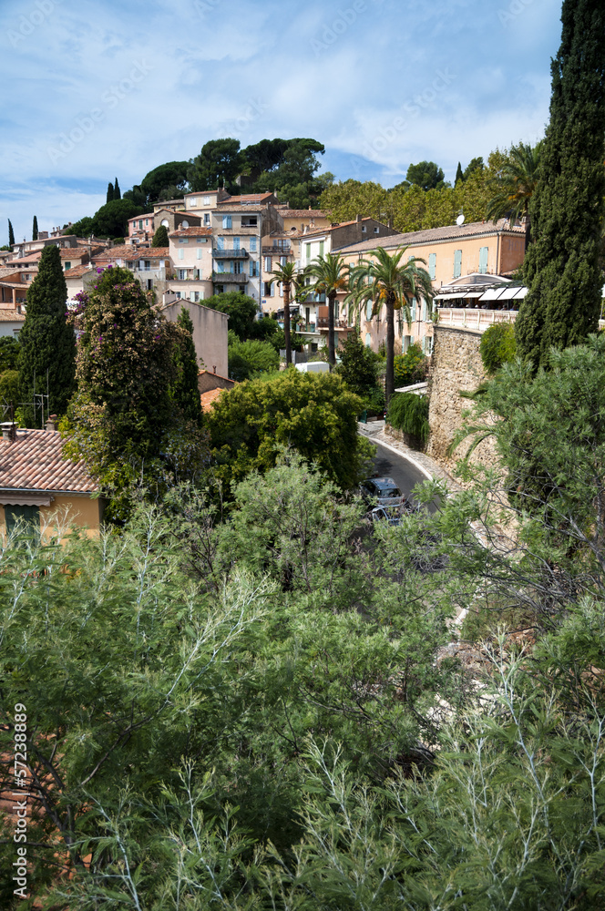 Bormes les Mimosas - Town view with Mimosas trees