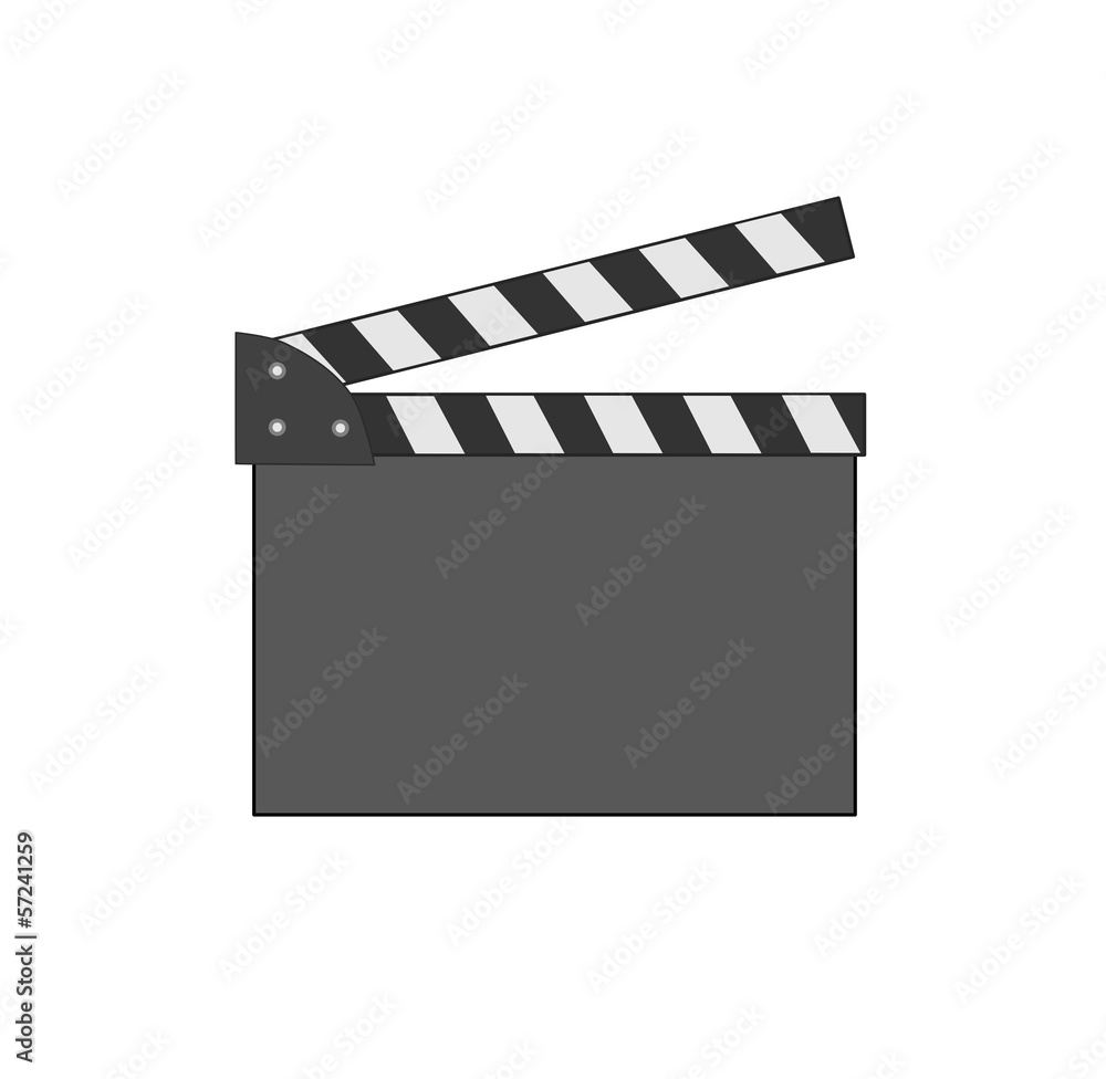 Movie clap - vector image.