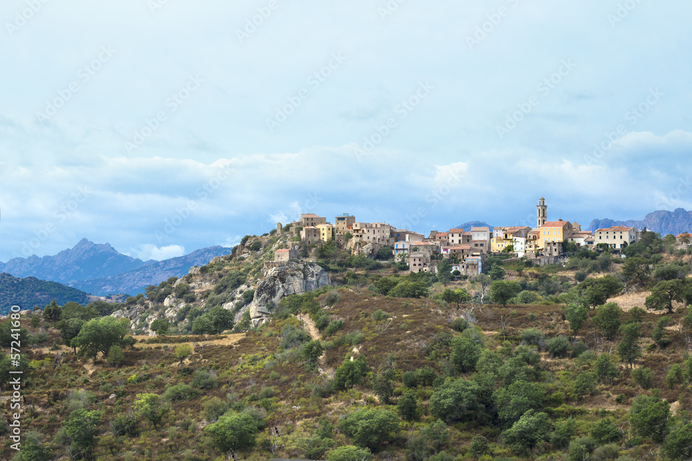 Village de Montemaggiore - Haute-corse - Corse