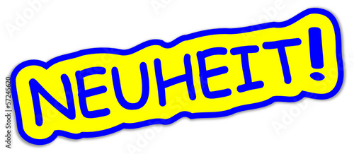 Neu Neuheit Sticker gelb  #131015-svg02