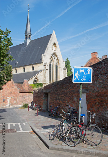 Leuven - Sint jan de Doperkerk church from south photo