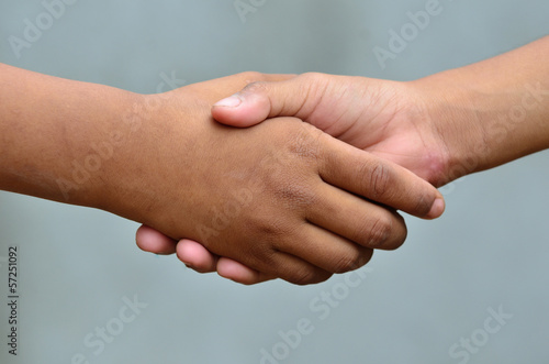 Handshake of friendship