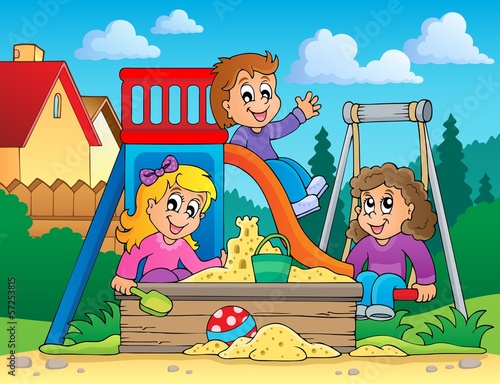 Image with playground theme 2