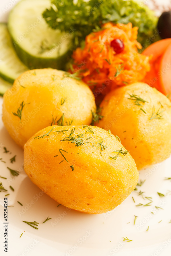 cooked potatoes cooked potatoes