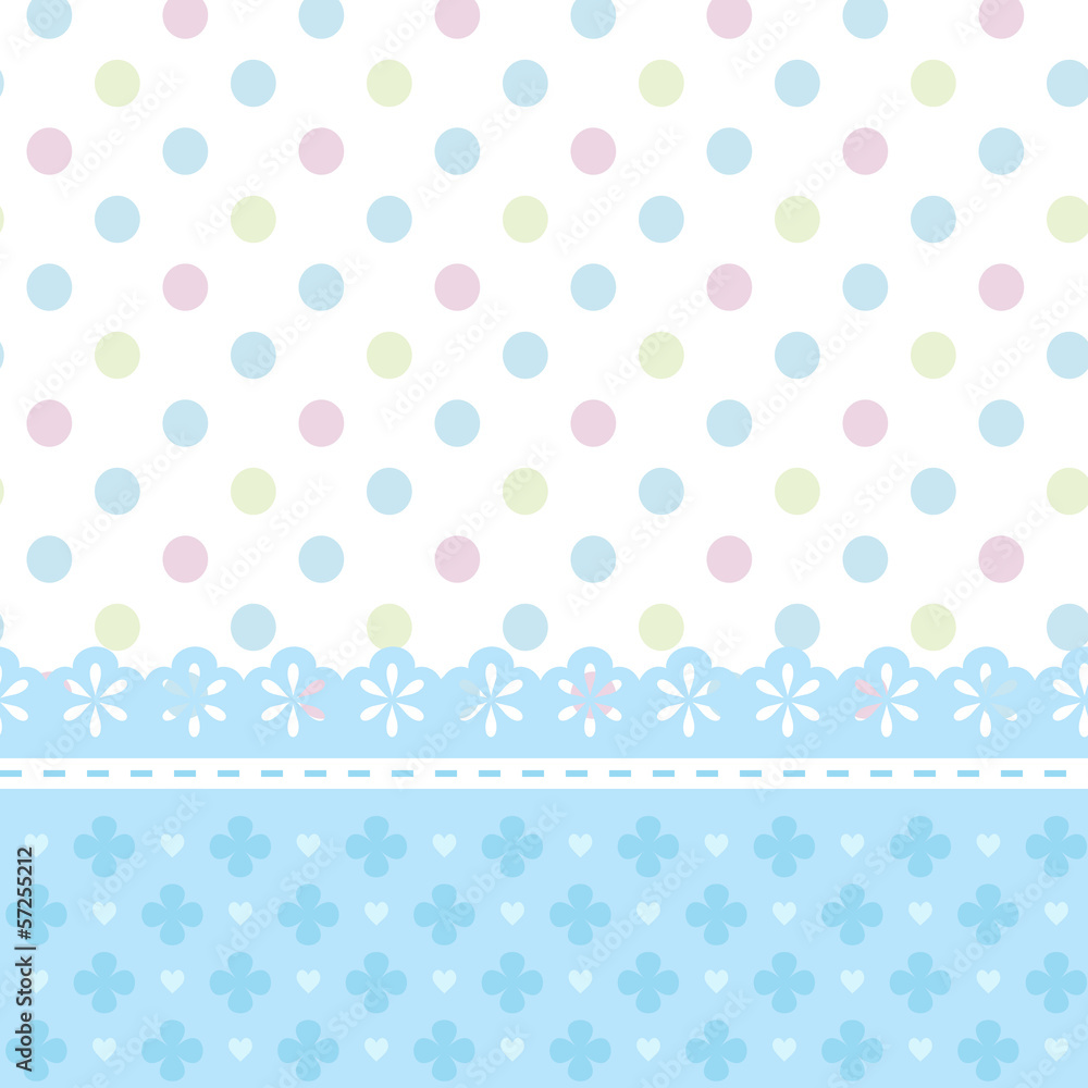 cute background with flowers, lace and polka dots cute background with flowers, lace and polka dots