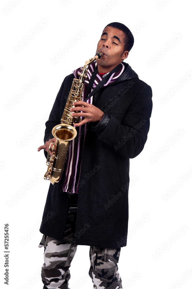 Naklejka premium Musician