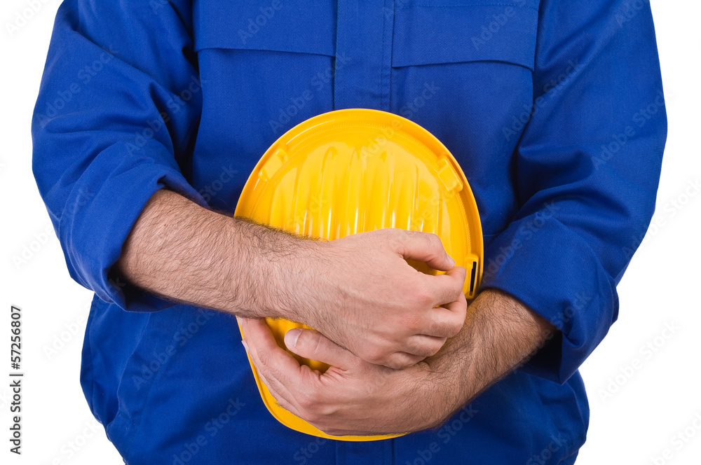 Blue collar worker. Blue collar worker.