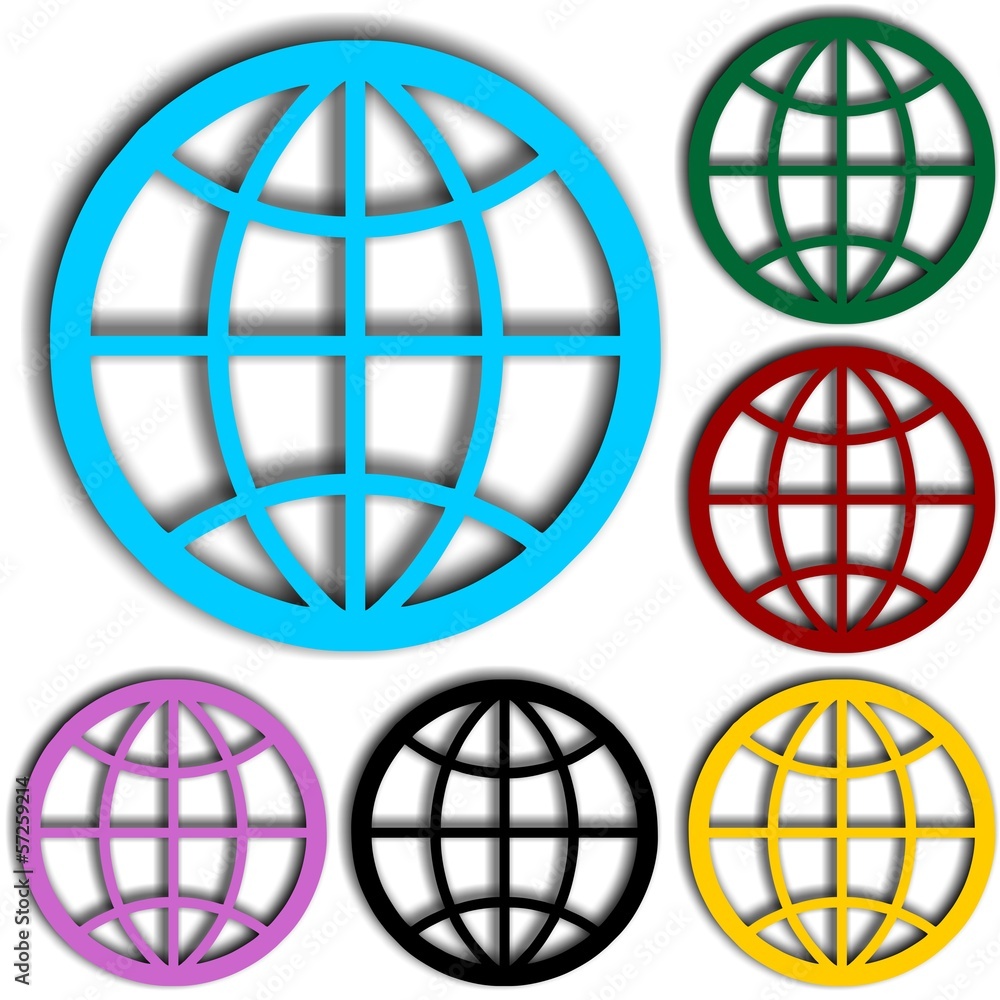 A set of Global Business Icons A set of Global Business Icons