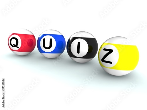 Quiz Word Shows Test Or Quizzing