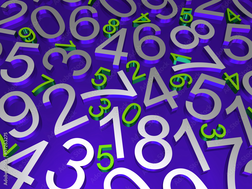 Background of numbers. Background of numbers.