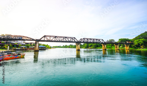 Bridge on the river kwai, Kanchanaburi province,Thailand
