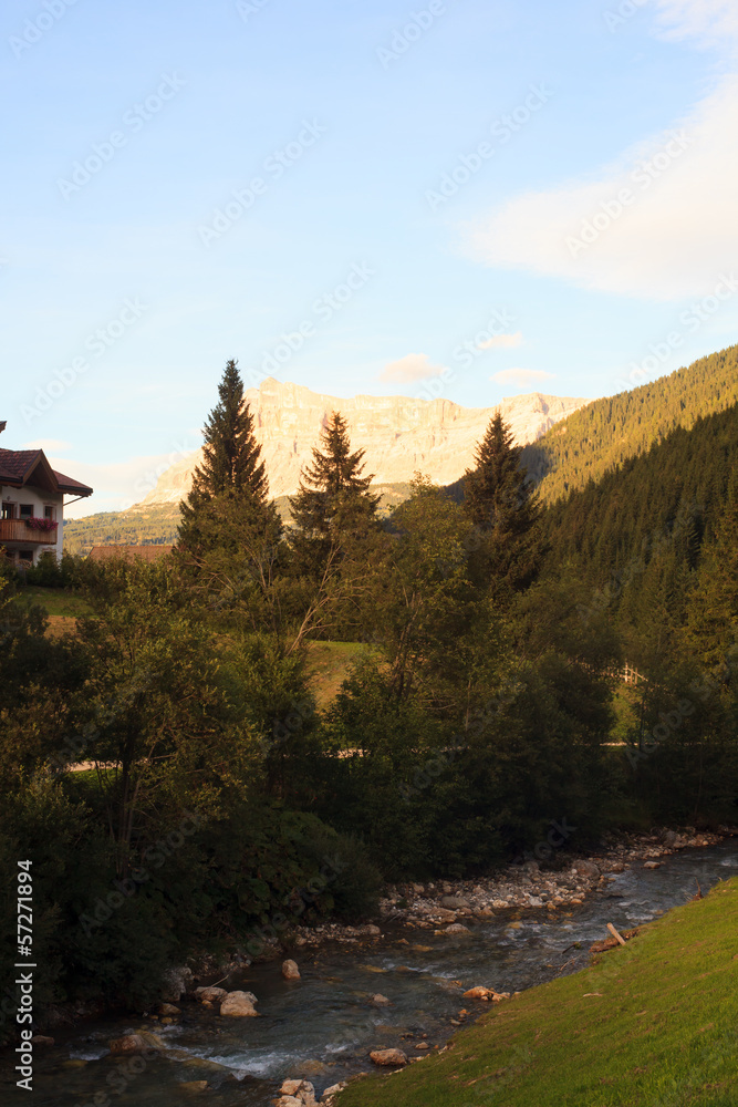 River in Val Badia, Corvara