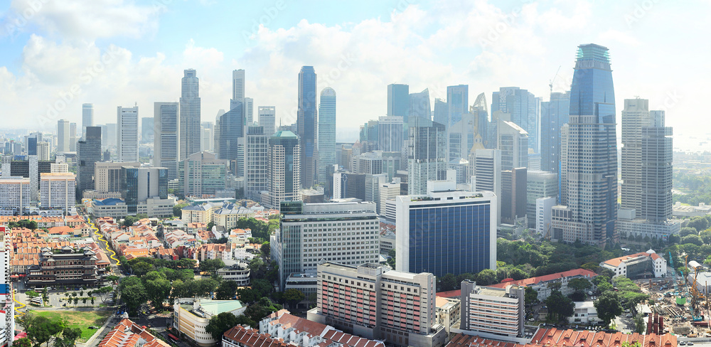 Fototapeta premium Singapore skyline