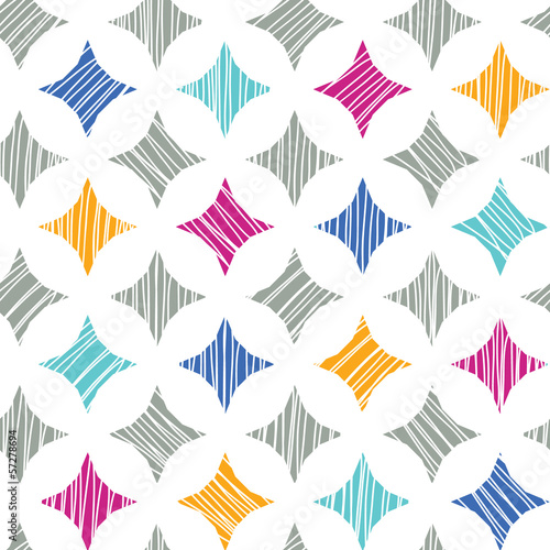 Vector colorful marble textured tiles seamless pattern