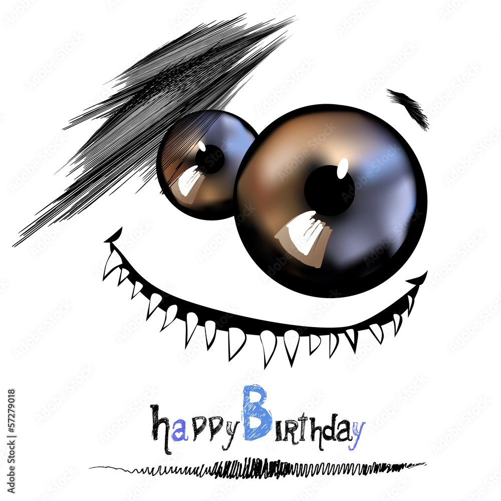 Fototapeta premium Smile Happy Birthday