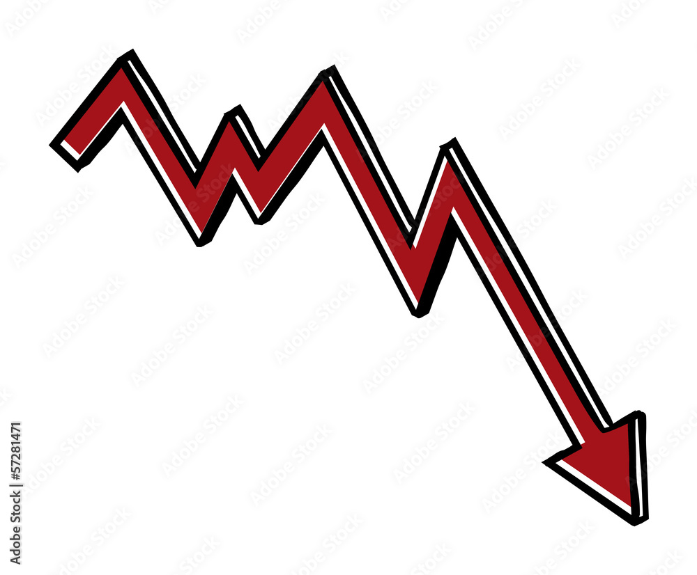 Downward trend Arrow Downward trend Arrow