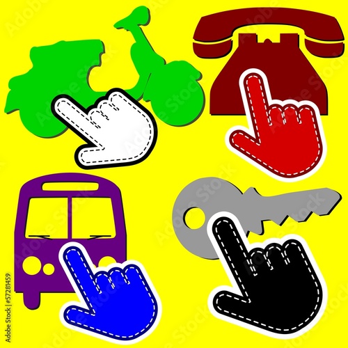 ICONA LINK SCOOTER TELEFONO PULLMAN CHIAVE