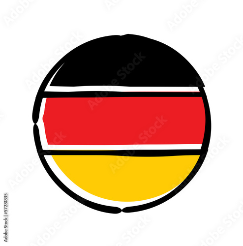 German Flag Button