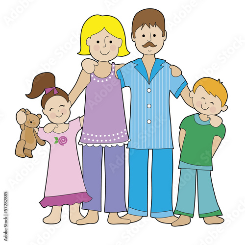 Family in Pajamas