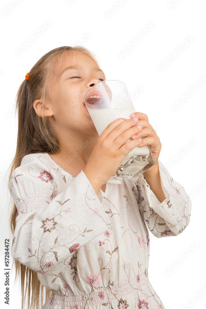 Girl Drinks Milk Girl Drinks Milk