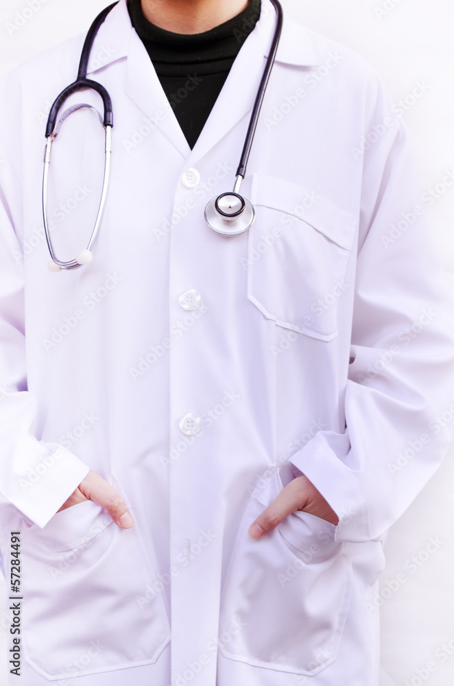 Doctor with a stethoscope Doctor with a stethoscope