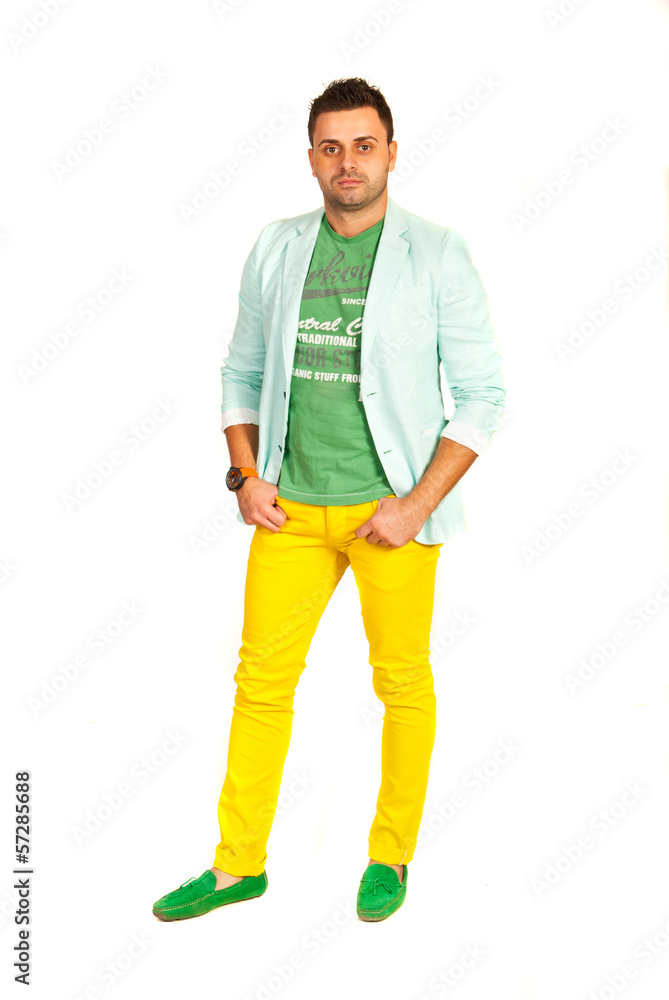 Cool guy in modern clothes Cool guy in modern clothes
