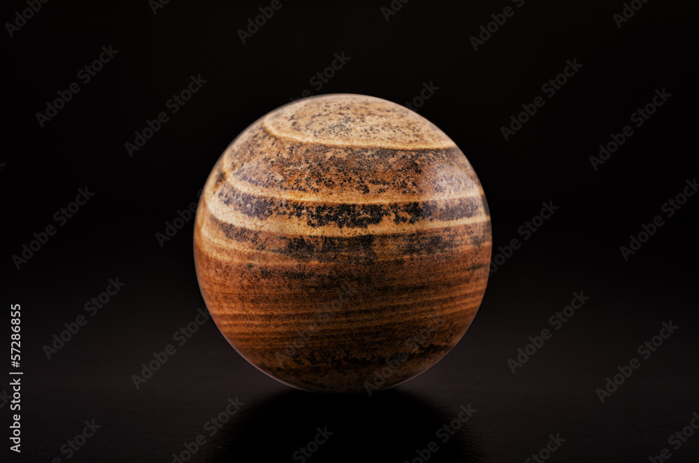 Picture jasper sphere