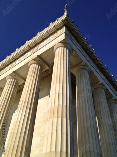 Corner Detail of Lincoln Memorial Washington DC USA