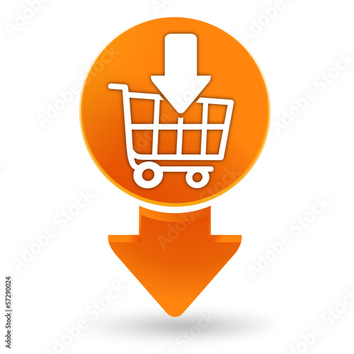 ajouter au chariot sur signet orange