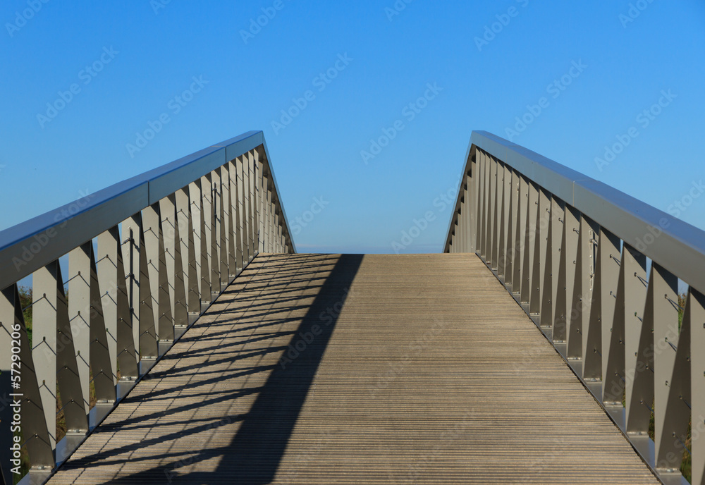 Modern footbridge Modern footbridge