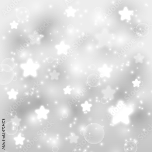 Starry silver background