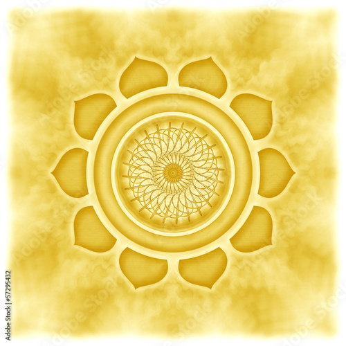 Photo Mandala das Solarplexuschakra