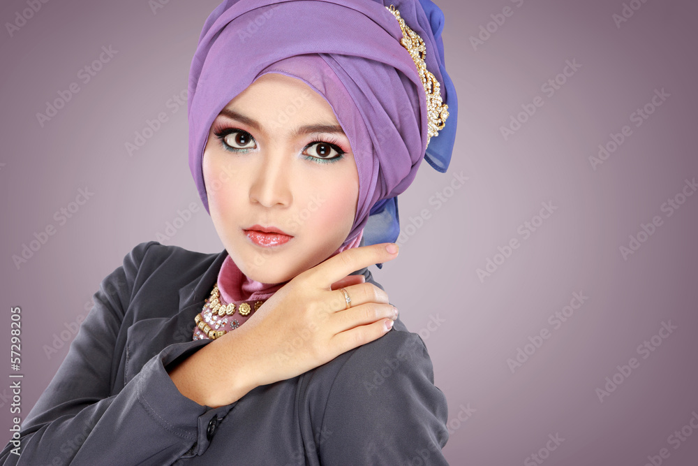 portrait of beautiful woman wearing hijab portrait of beautiful woman wearing hijab