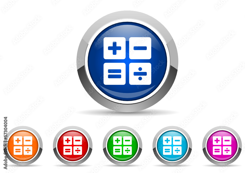 calculator icon vector set calculator icon vector set