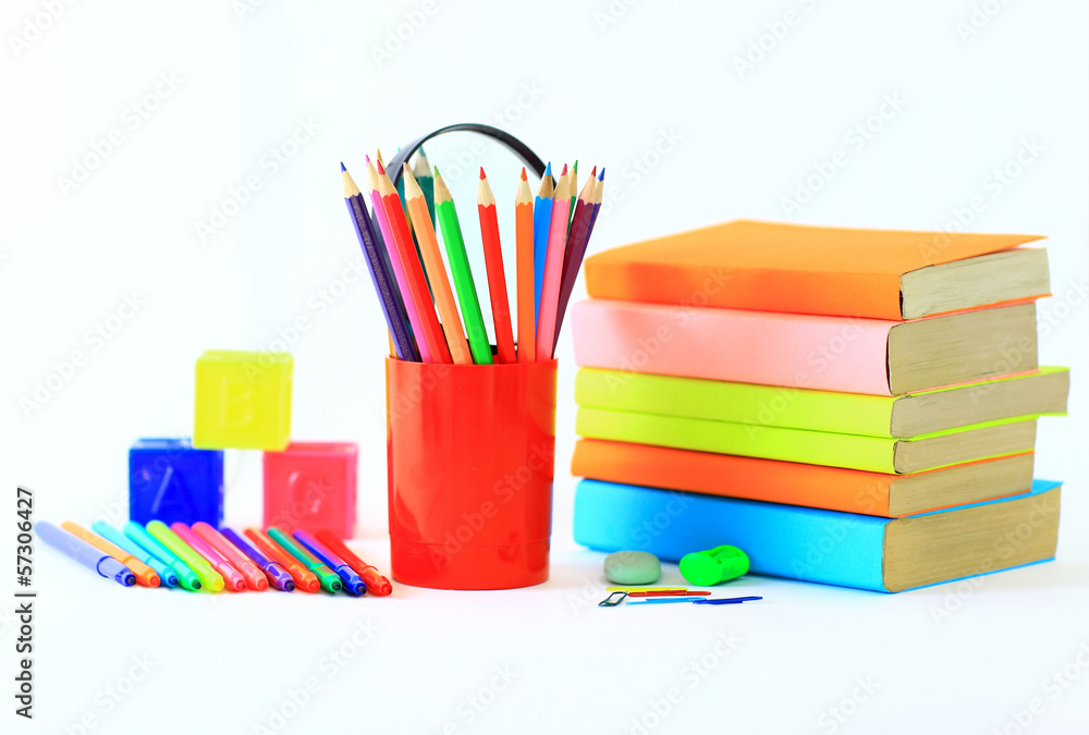Fototapeta premium School accessories.