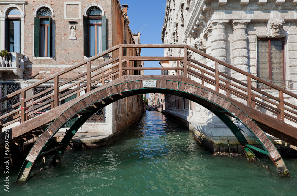 Venice, Italy. A bridge over Grand Canal