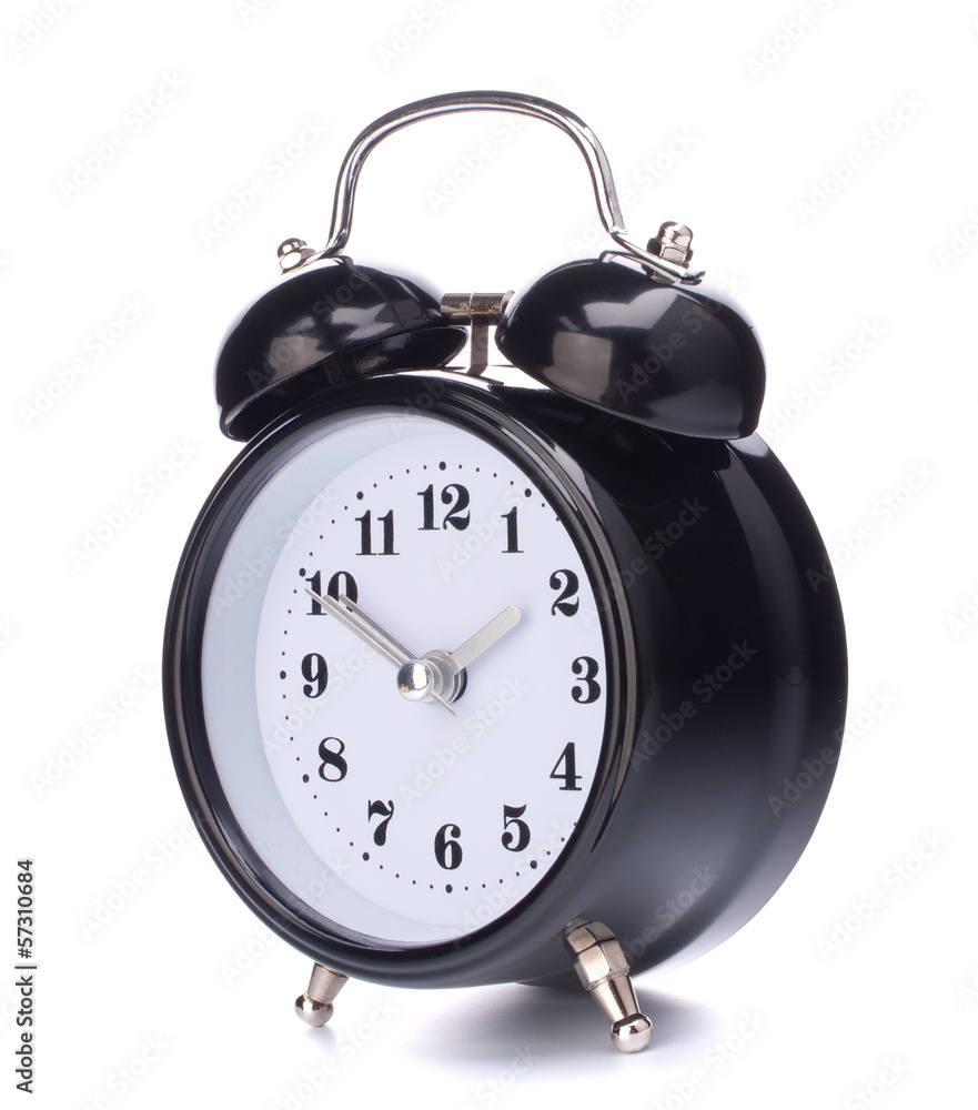 Black alarm clock Black alarm clock