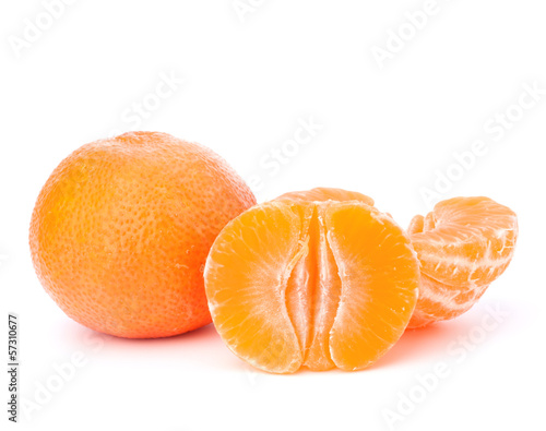 Orange mandarin or tangerine fruit