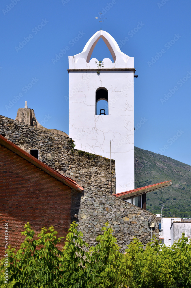 Church of El Port de la Selva in Spain