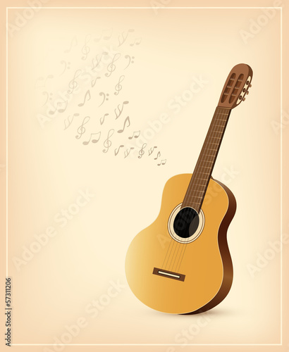 Guitar background