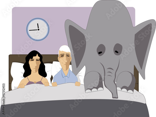 Impotence is like an elephant in the bedroom