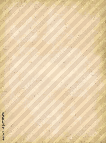 Vector old paper with stripes