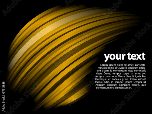 abstract dynamic rainbow design with black background