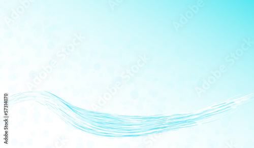 Water blue bubbles abstract background