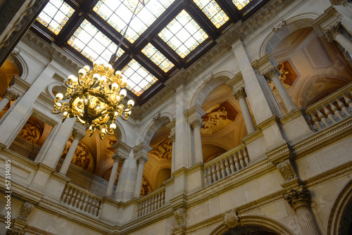 Photography Barcelona Town Hall Courtyard, Ciutat Vella of Barcelona